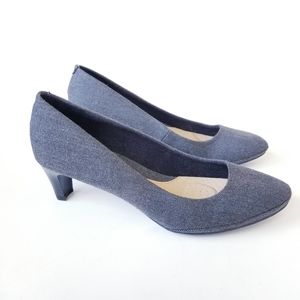 Croft and Barrow Ortholite tweed comfort heeled shoes